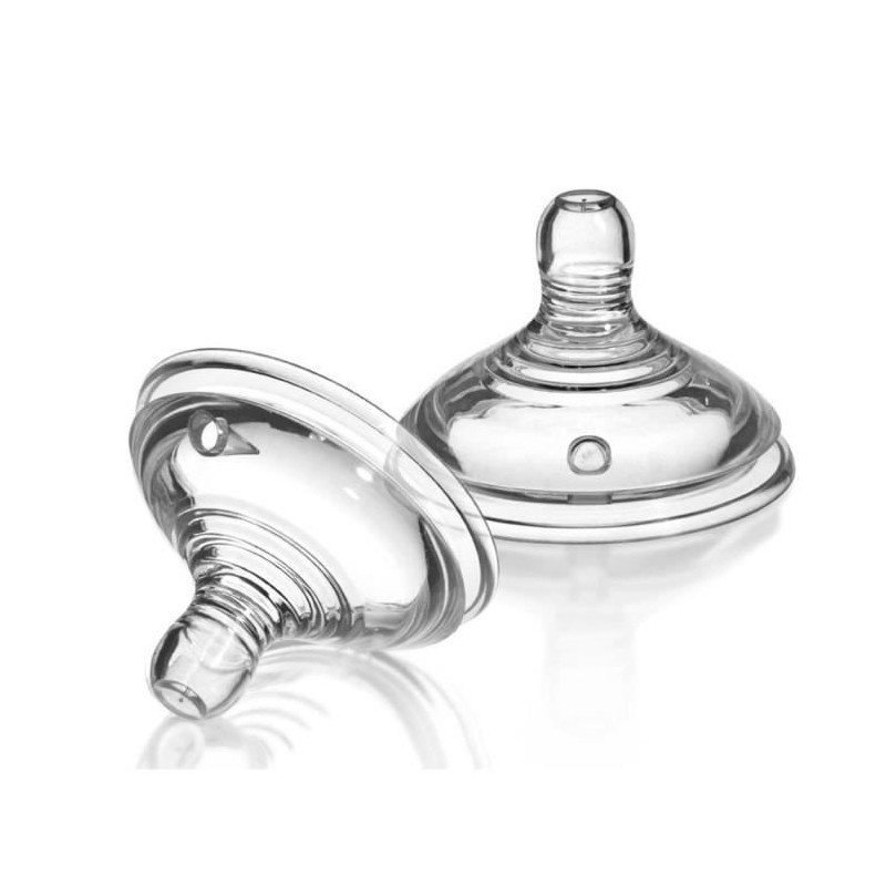 Tétine pour biberon débit moyen 3 mois et + - Papouille