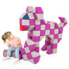 Cubes de constructions basic magnétiques de psychomotricité  - Papouille