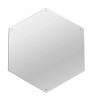 Miroir enfant incassable en acrylique 60 x 50 cm hexagonal - Papouille