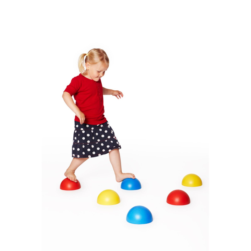 Hémisphères d'équilibre 6 pcs en plastique - Papouille