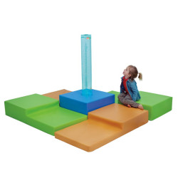 Set 5 modules en mousse avec colonne à bulles sensorielle - Papouille