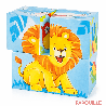 Puzzle de cubes animaux sauvages - Papouille