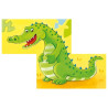 Puzzle de cubes animaux sauvages - Papouille