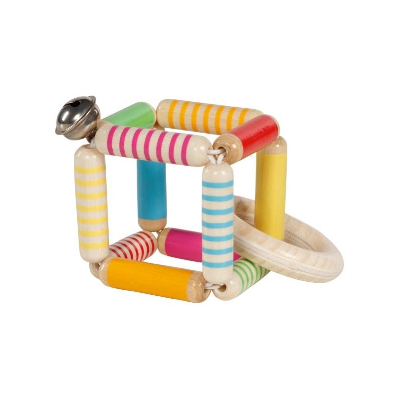 Hochet dé flexible en bois  - Papouille