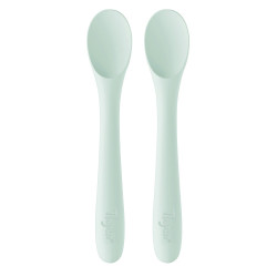 2 cuillères souples 100% silicone  - Papouille