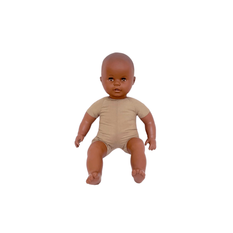 Grand poupon bébé 50 cm Africain - Papouille