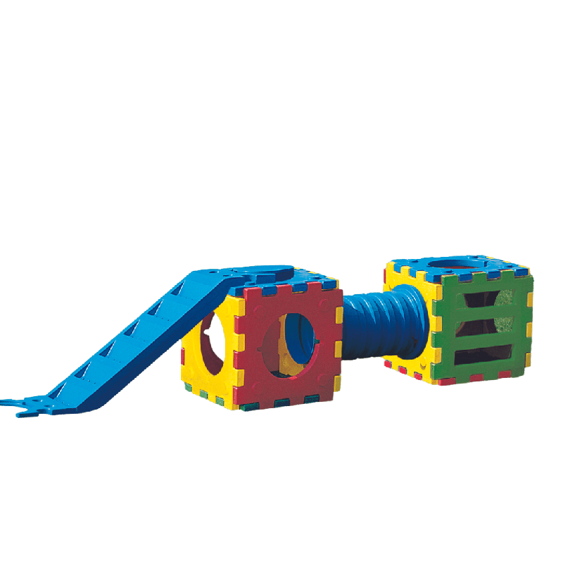 Cubes avec tunnel et escalier  - Papouille