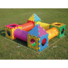 Aire de jeux cubique tunnel - 2 cubes triangles  - Papouille