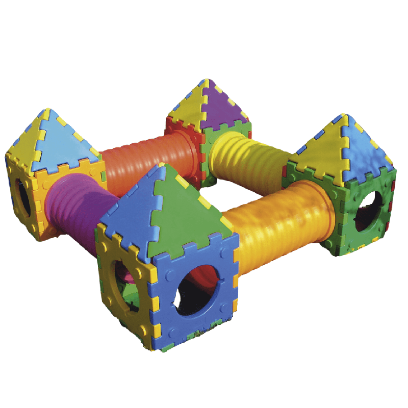 Aire de jeux cubique château  - Papouille