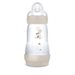 MAM Biberon Easy Start / Anti-Colique - 260ml - Sable - Téti - Papouille