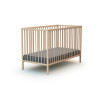 Lit bébé 60x120 simple Naturel  sans traitement ni peinture - Papouille