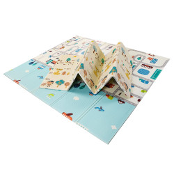Tapis Double Face La Ville et la Foret - Papouille