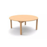 Table ronde 4 pieds t2 naturel - Papouille