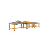 Set de 3 tables d'eau en plein air  - Papouille