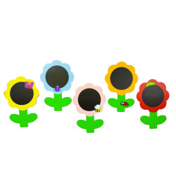 Tableaux d'extérieur "Fleurs", set de 5  - Papouille