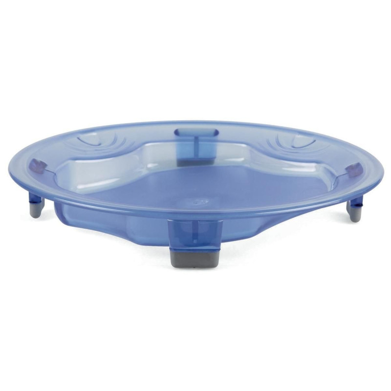 Assiette antidérapante Bleu - Papouille