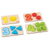Puzzle Chiffres et associations d'images - Papouille