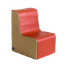 Fauteuil en mousse imperméable assise 30 cm rouge - Papouille