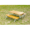 Table d'extérieur 120cm, Pliable - Papouille