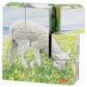 Puzzle de cubes, animaux de la ferme - Papouille