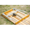Table d'extérieur 150 cm, Pliable  - Papouille