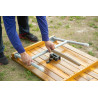 Table d'extérieur 150 cm, Pliable  - Papouille