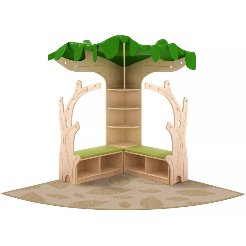 Arbre de coin de lecture de sagesse  - Papouille