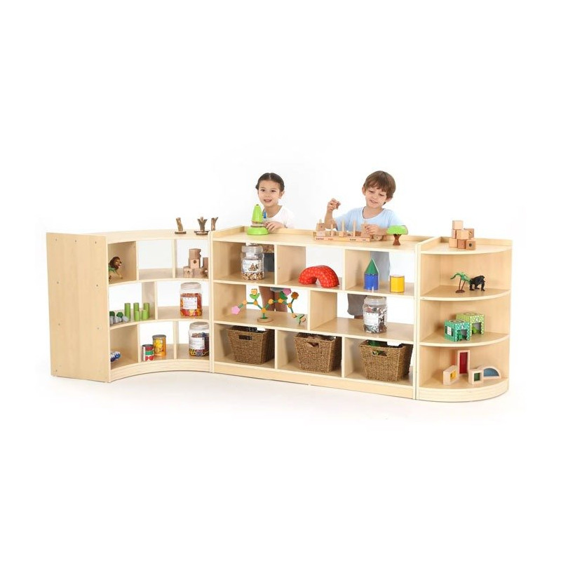 Meuble quart de cercle,  8 compartiments  - Papouille