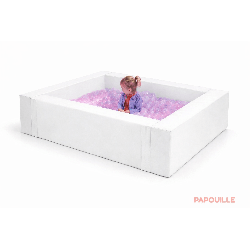 Piscines à balles blanches avec lumière  - Papouille