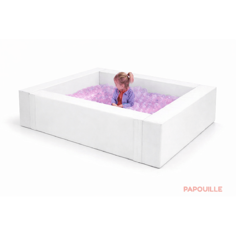 Piscines à balles blanches avec lumière  - Papouille