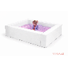 Piscines à balles blanches avec lumière  - Papouille