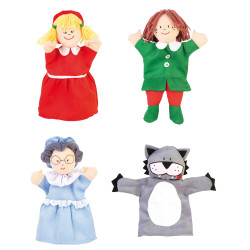 Marionnette chaperon rouge  - Papouille