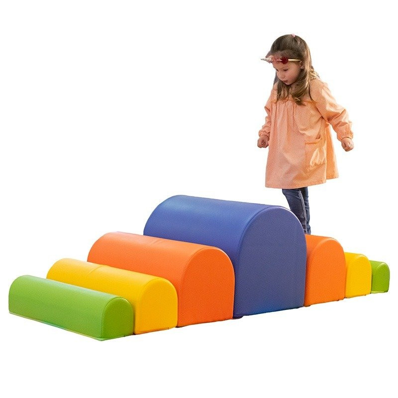 Parcours de Motricité - Pont de Rouleaux 7 Pièces - Papouille