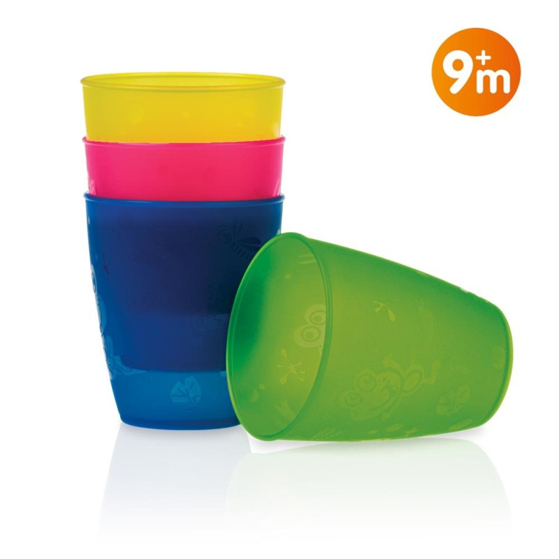 Gobelets - 4pcs - 300ml - 9m+ - Papouille