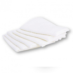 lange étamine ultra doux 140 g/m² 100% coton dim 70 x 70 cm - Papouille