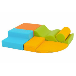 Tapis de réception en mousse pvc 200 x 200 x 4 cm avec velcr - Papouille