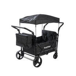 Poussette Wagon 4 places Noir - Papouille