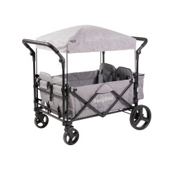 Poussette Wagon 4 places Gris - Papouille