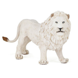 Figurine Lion Blanc 10 mois et plus - Papouille