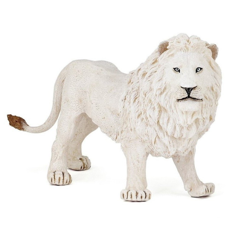 Figurine Lion Blanc 10 mois et plus - Papouille