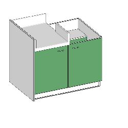 Table à langer 1 cuve(s) - 1200 (L)x850(Pf)mm - Papouille