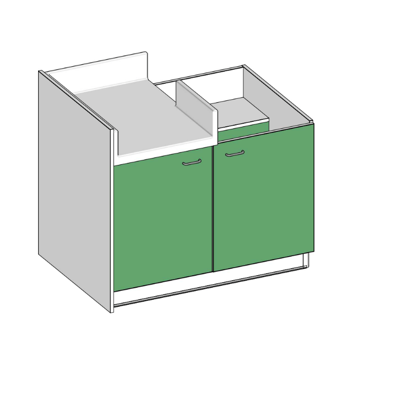 Table à langer 1 cuve(s) - 1200 (L)x850(Pf)mm - Papouille