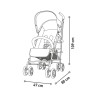 Poussette simple pour Enfant 0 à 22 Kg - Papouille
