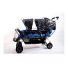 Habillage pluie poussette 3 places eco p3078BU - Papouille