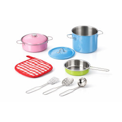 Set de cuisine coloré, 9 éléments - Papouille