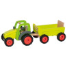 Tracteur avec remorque en bois - Papouille