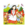 Puzzle de cubes, contes - Papouille