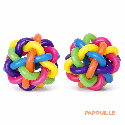 Balles arc-en-ciel - Papouille
