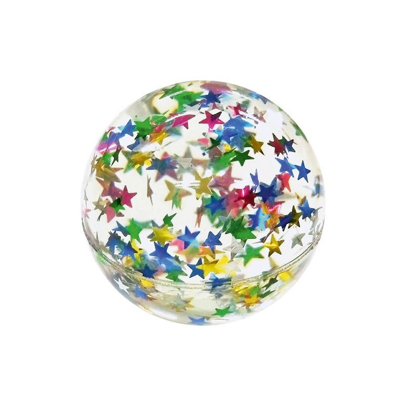 Balles rebondissantes étoiles multi couleur - Papouille
