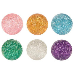 Balles rebondissantes scintillante - Papouille